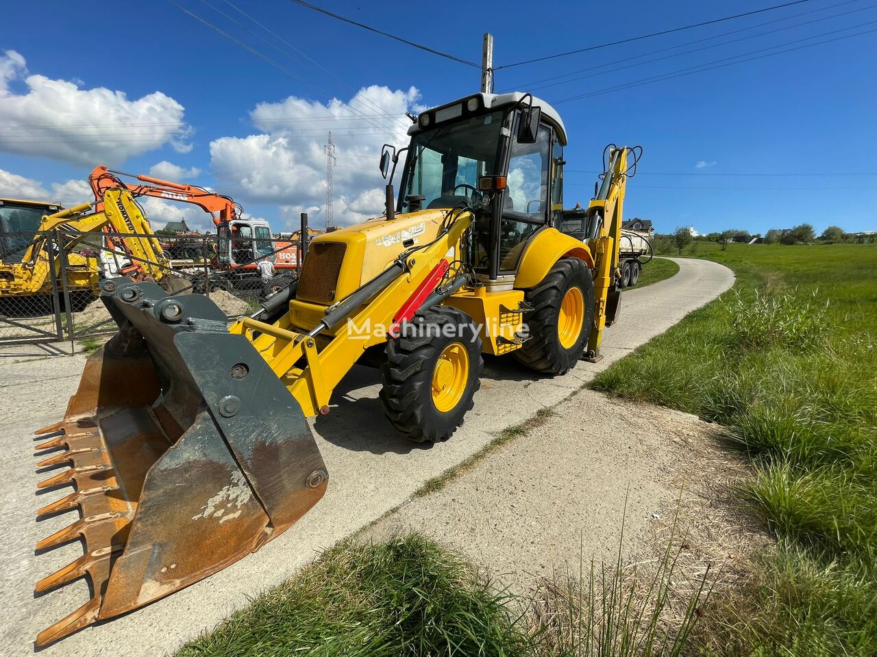 New Holland LB 110 B 4PS backhoe loader for sale Poland Chełmiec AK30549