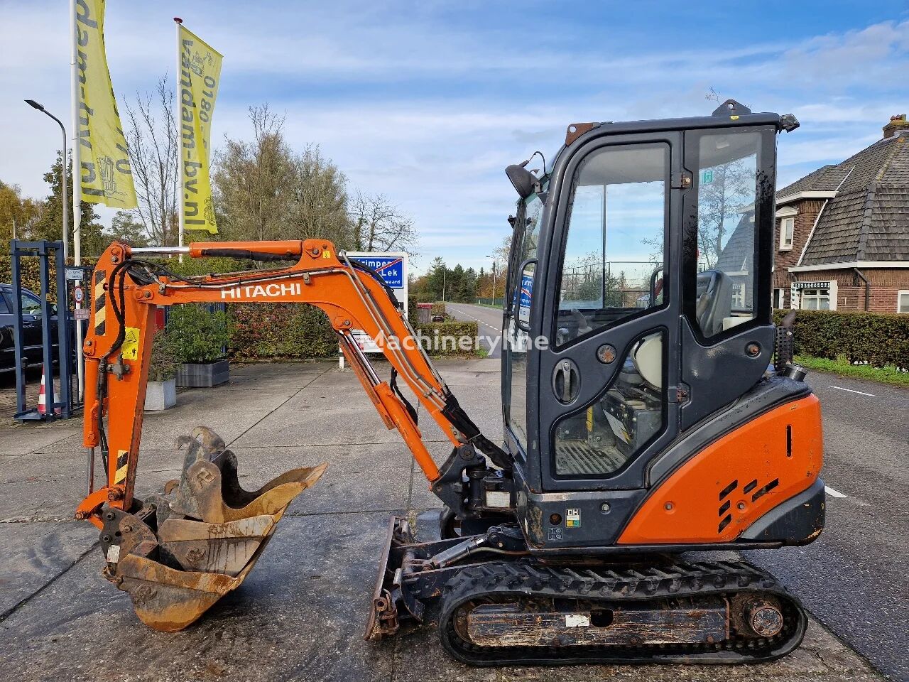 Hitachi Zx Clr Met Nette Rupsen Mini Excavator For Sale Netherlands