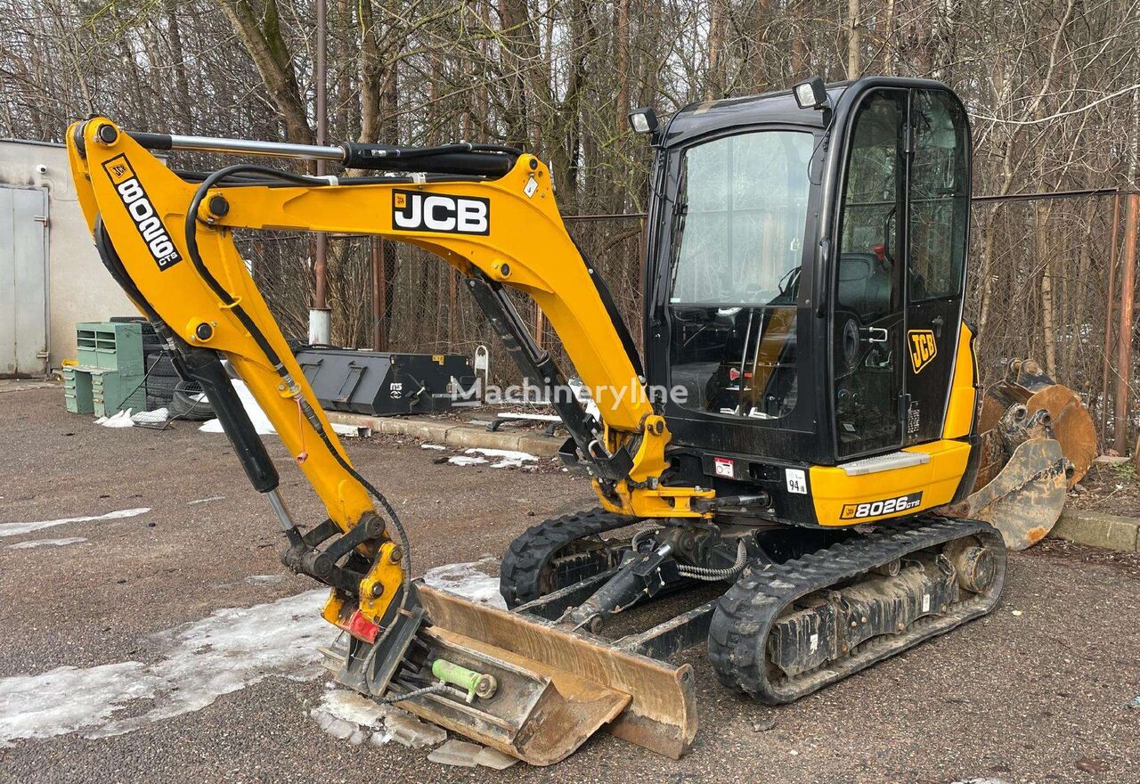 JCB 8026 CTS Mini Excavator For Sale Lithuania Vilnius LY39566