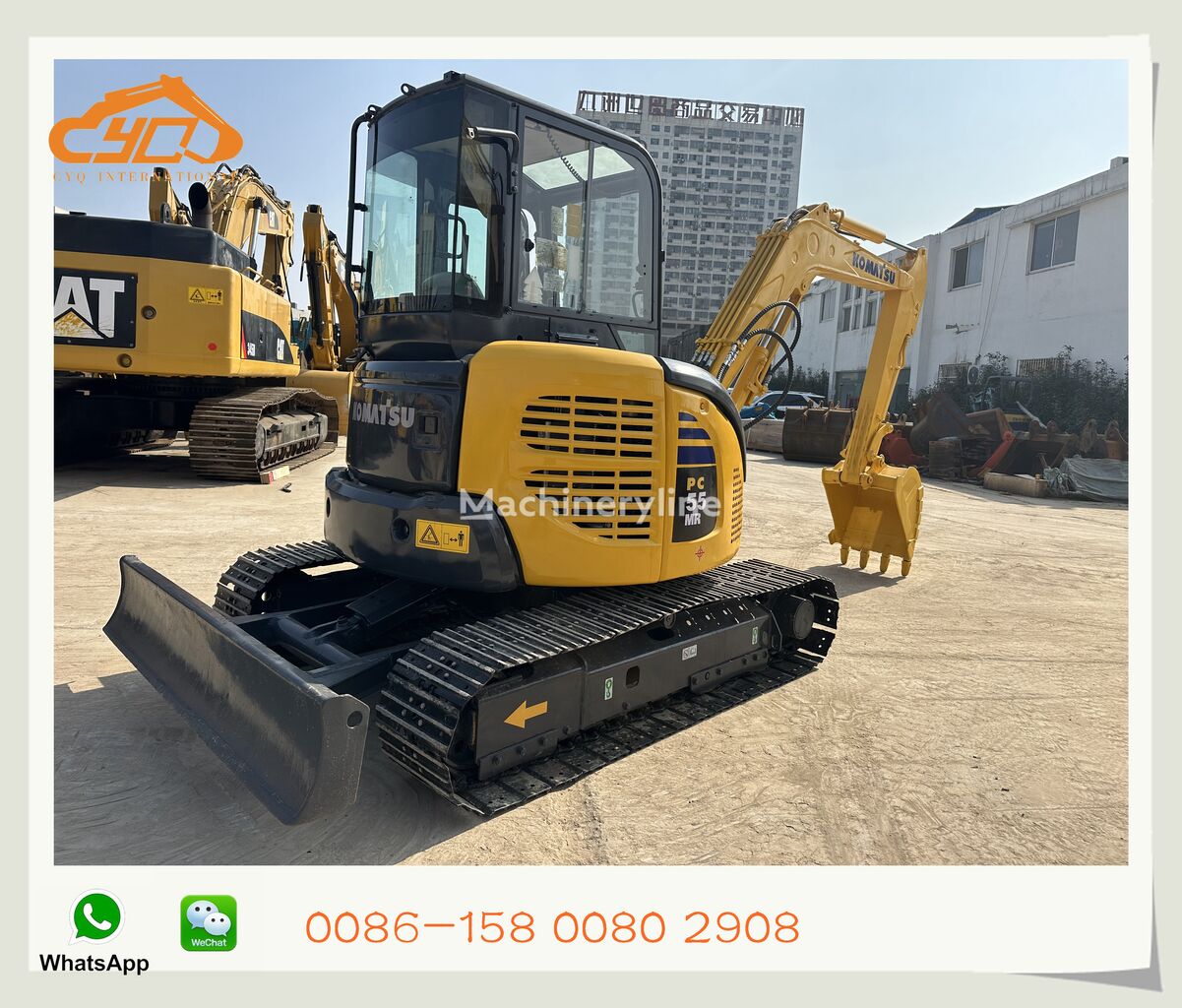 Komatsu Pc Mr Mini Excavator For Sale China Shanghai Jy