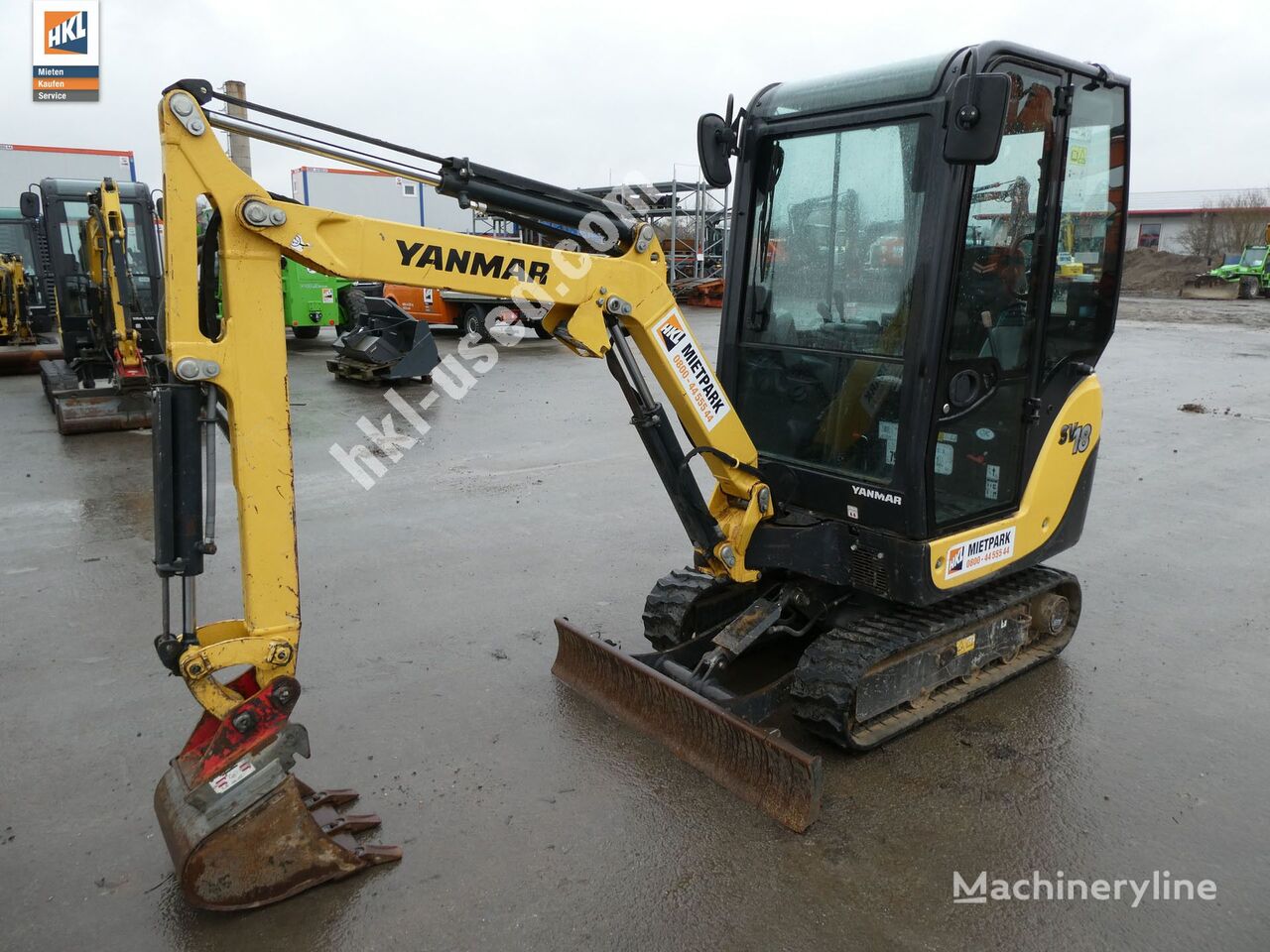 Yanmar SV 18 Mini Excavator For Sale Germany Falkenhagen UW38804