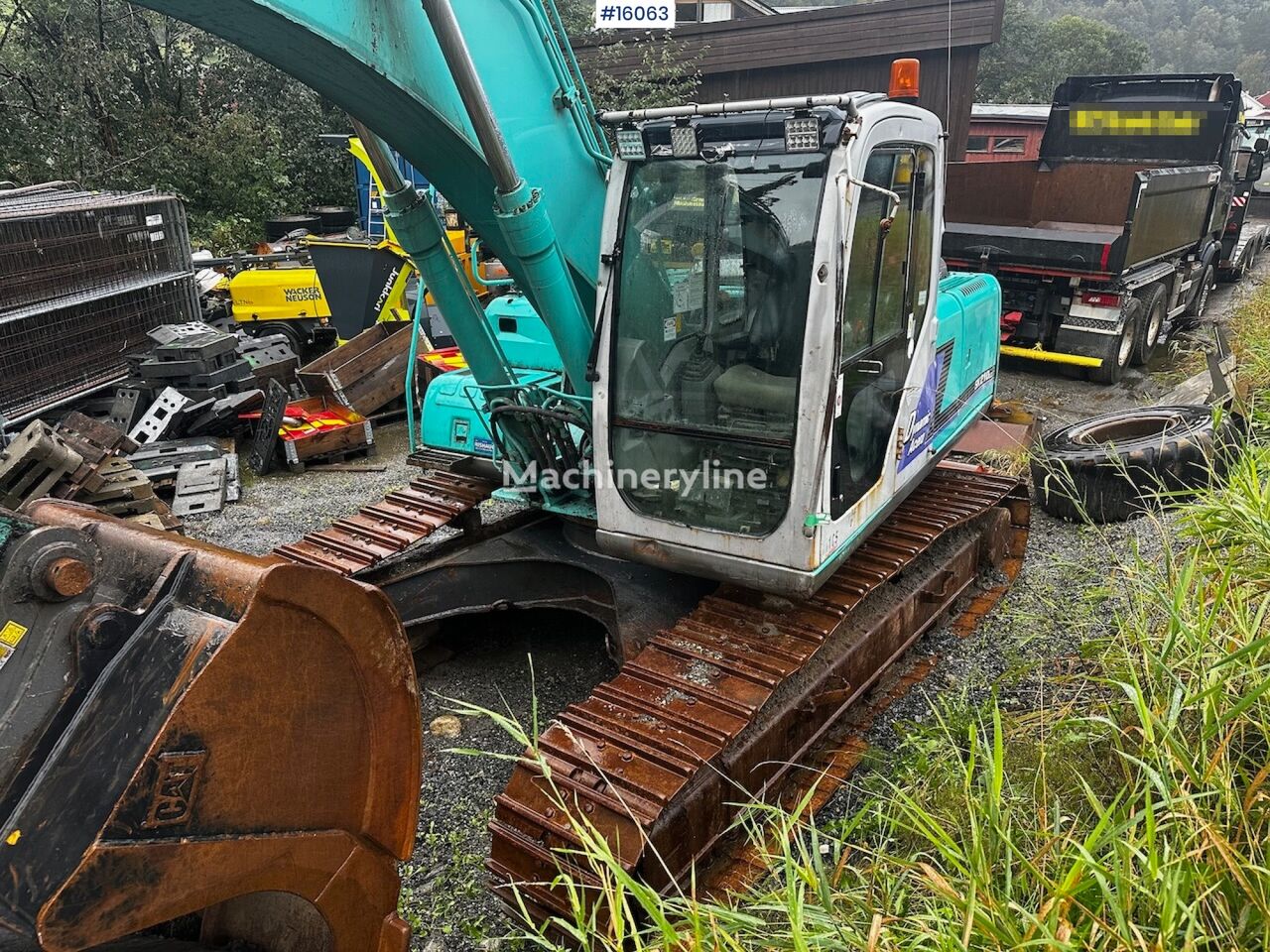 Kobelco Kobelco Sk Lc E Crawler Excavator W Digger Bucket