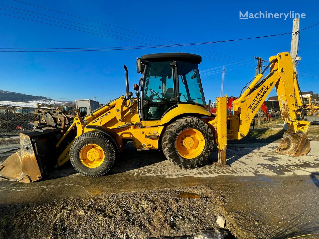 HIDROMEK 102B backhoe loader for sale Poland Chełmiec, WG32552