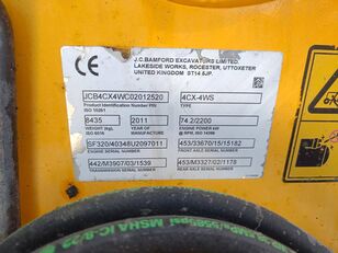 JCB 4 CX / 3673TE backhoe loader for sale image 10 JCB 4 CX / 3673TE backhoe loader image 10