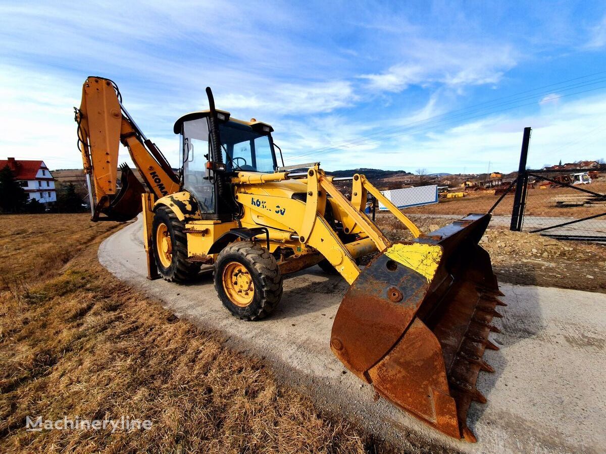 KOMATSU WB93R backhoe loader for sale Poland Chełmiec, WA21342