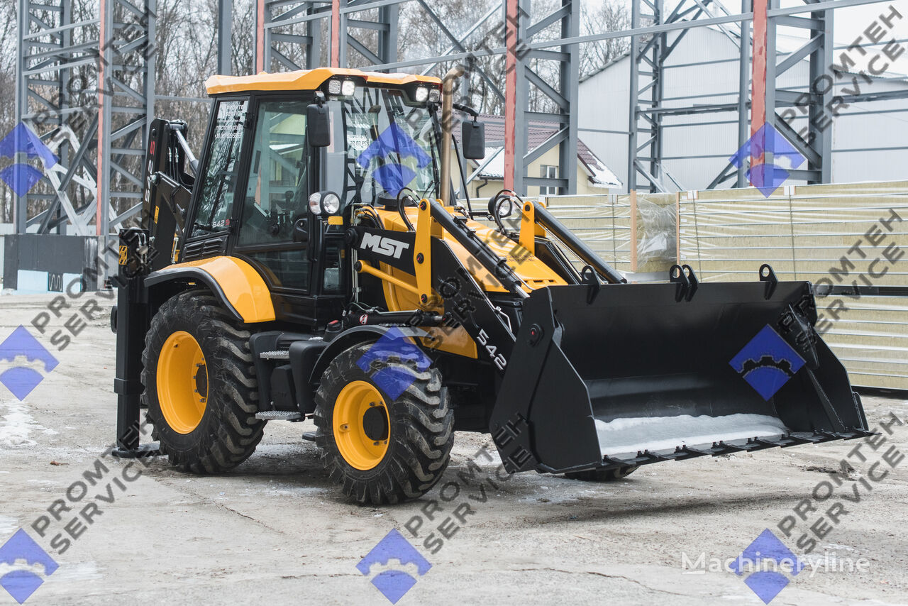 new MST M542S backhoe loader