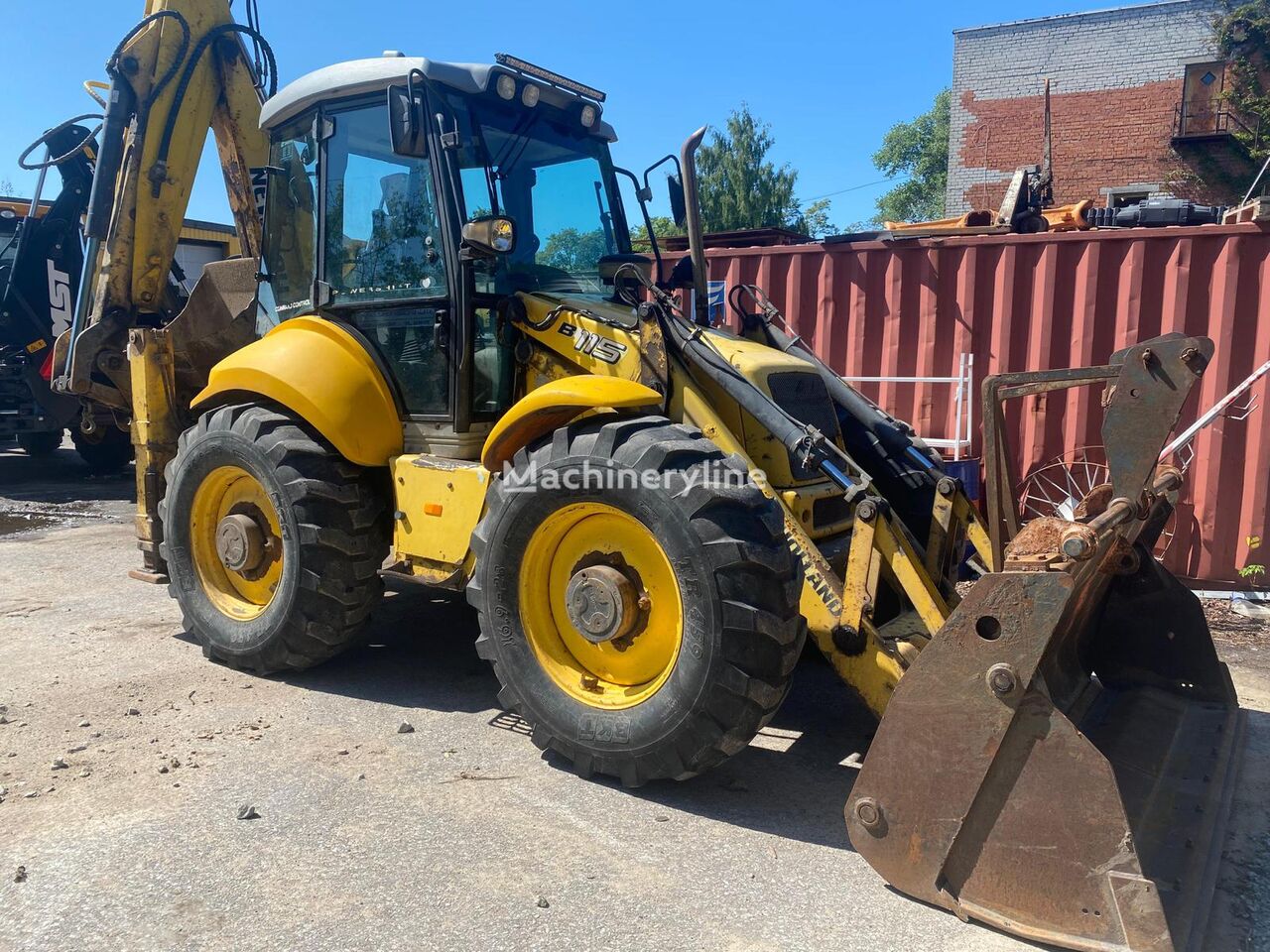 NEW HOLLAND B1154PS backhoe loader for sale Lithuania Kužiai, TT35328