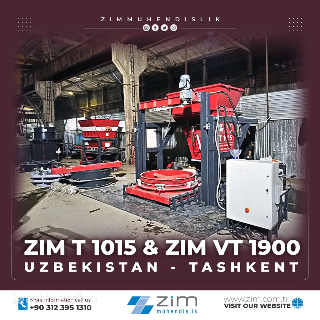 new ZIM ZIM T CONCRETE PIPE AND MANHOLE MACHINE block making machine