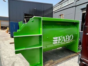new FABO TWS 02 TWIN SHAFT MIXER FOR READYMIXTURE | HIGH CAPACITY concrete mixer