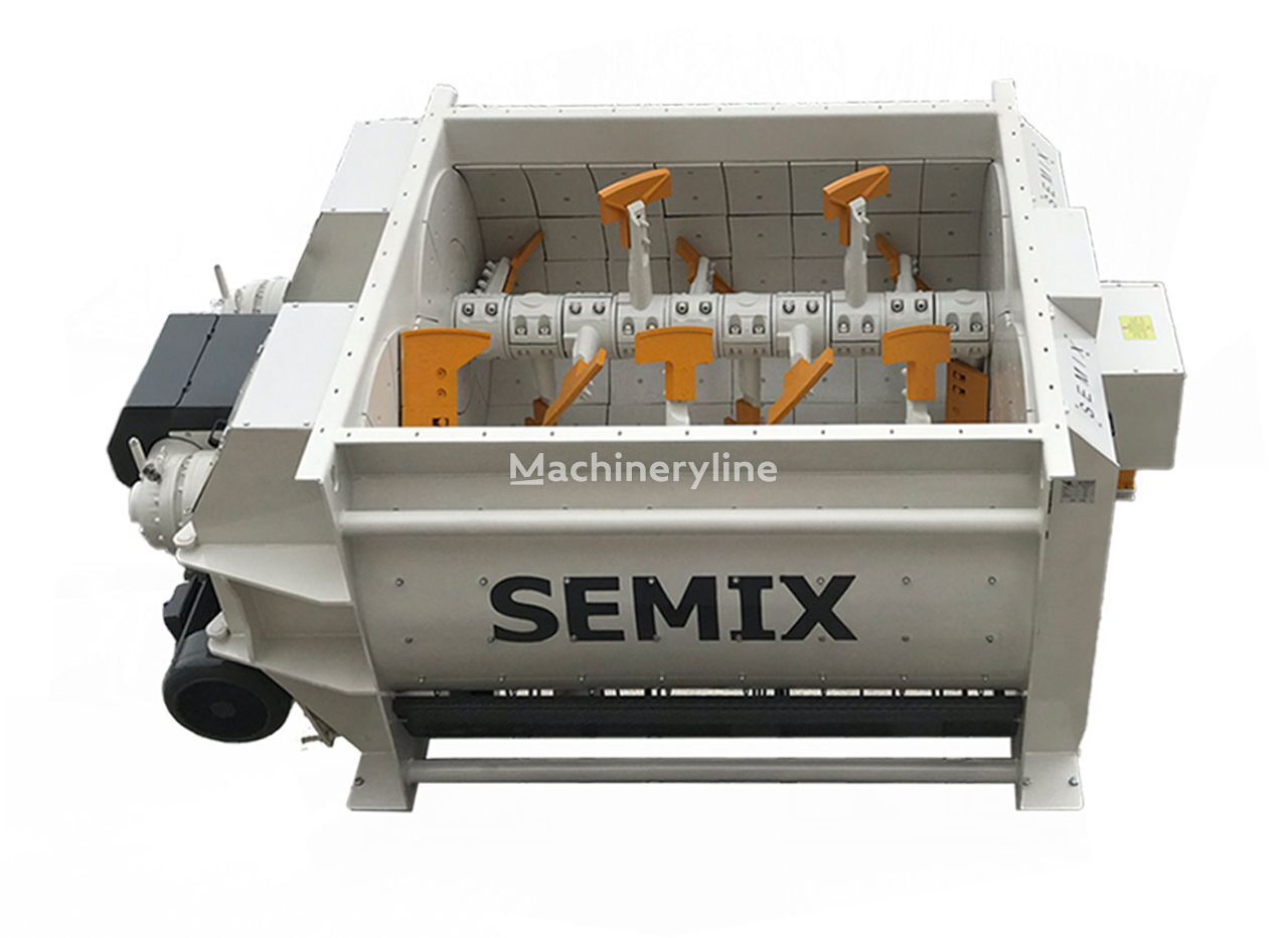 new Semix Twin Shaft Concrete Mixer 2m³/ 3m³/ 4m³/ 5m³