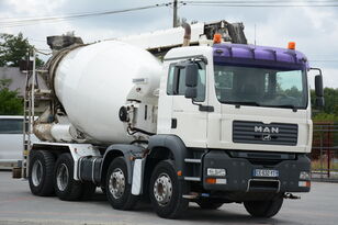 Liebherr on chassis MAN TGA 32.390 / RADIO / TAŚMOCIĄG / LIEBHERR concrete mixer truck