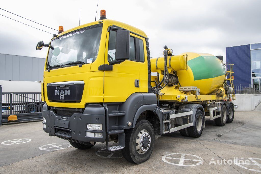 MAN TGS 18.360 BLS 4X4 + SEMI MIXER 10M3 concrete mixer truck