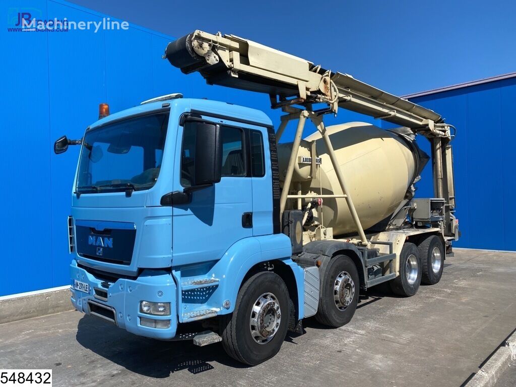 Liebherr  on chassis MAN TGS 32 360  concrete mixer truck
