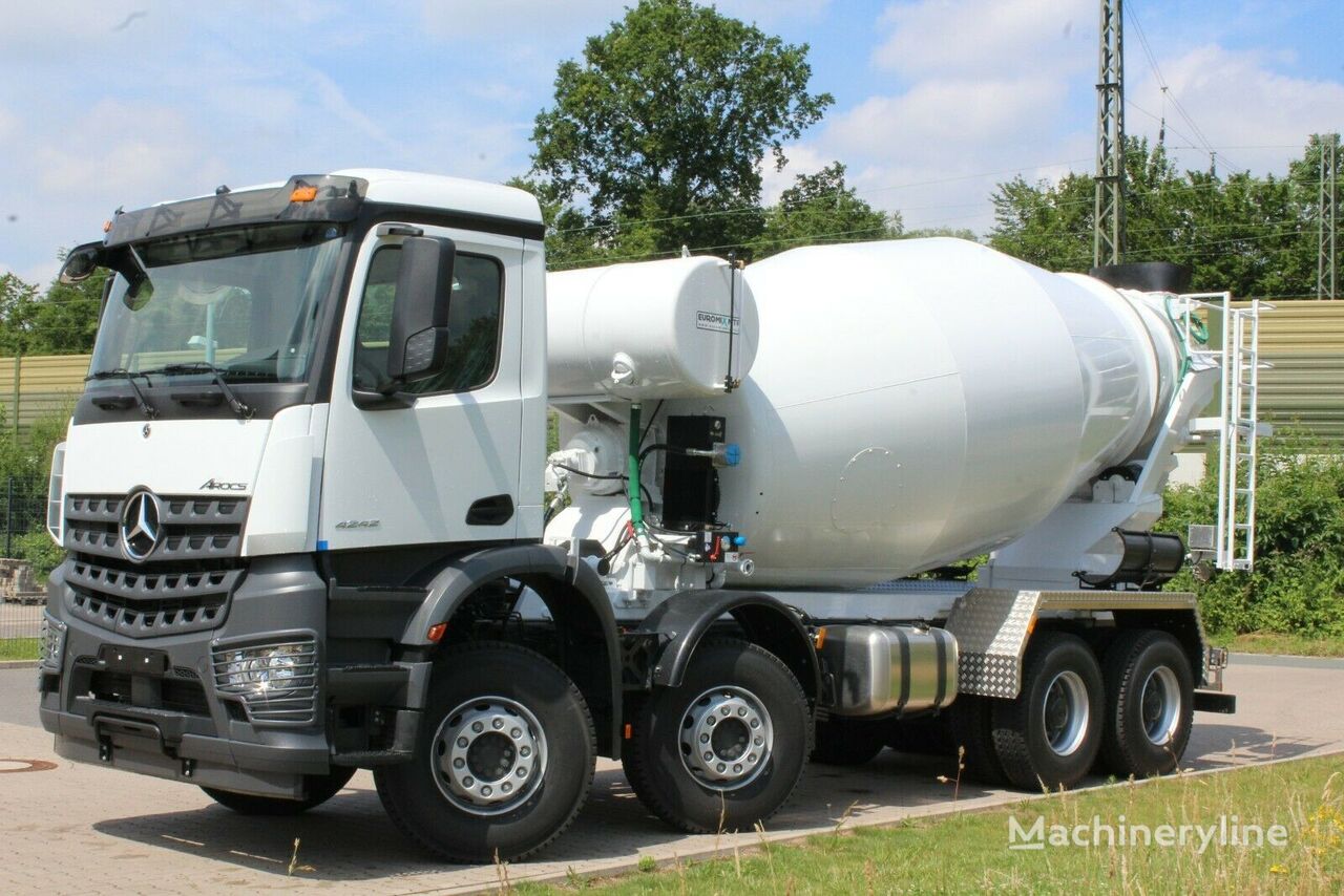 new Euromix MTP MTP EM   on chassis Mercedes-Benz AROCS 5 4242  concrete mixer truck
