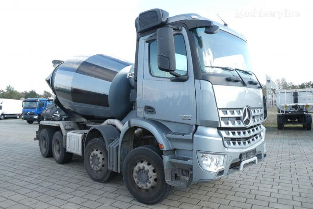 Liebherr  on chassis Mercedes-Benz Arocs 3236 concrete mixer truck