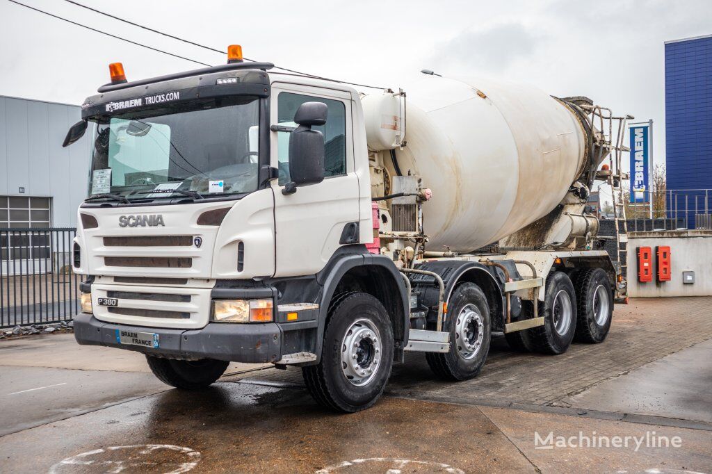 Scania P380 concrete mixer truck for sale Belgium Handzame, AT37439