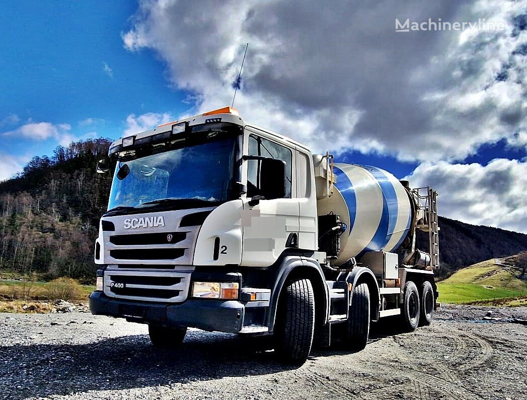 Scania P400 *8x4 *INTERMIX 10 m3 *FULL STEEL *MANUAL *VIDEO concrete mixer truck