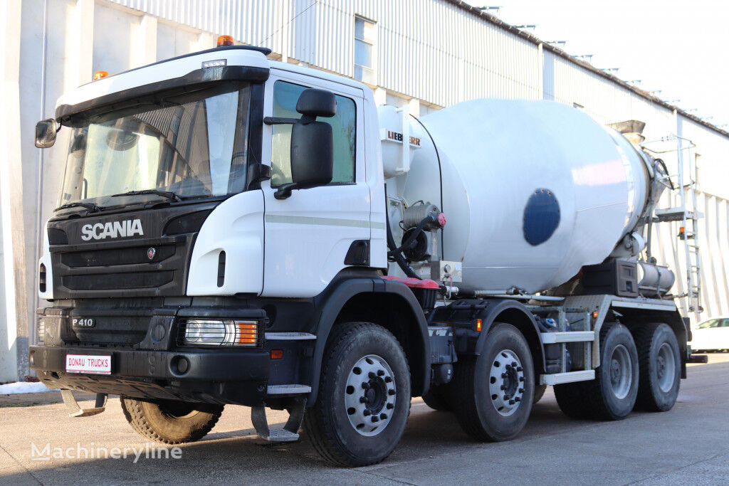Liebherr  on chassis Scania P410 concrete mixer truck