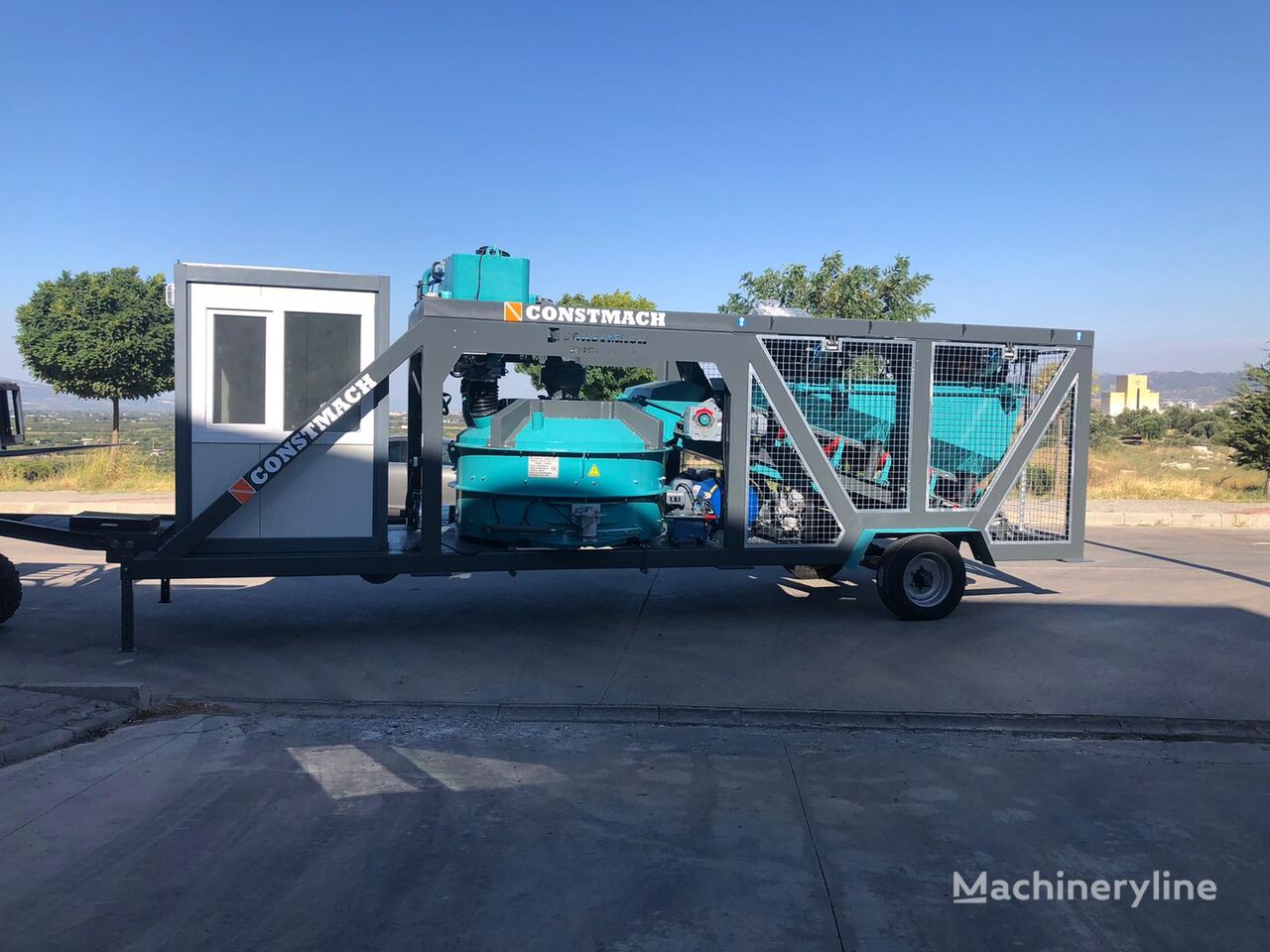 new Constmach 30 m3 Small Mobile Concrete Plant for Immediate Delivery
