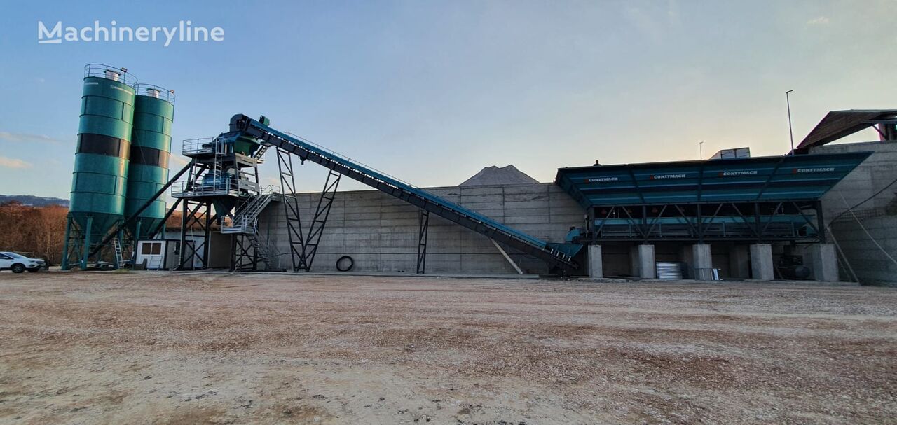 new Constmach Stationary 100 Concrete Plant - For Those Seeking High Capacity