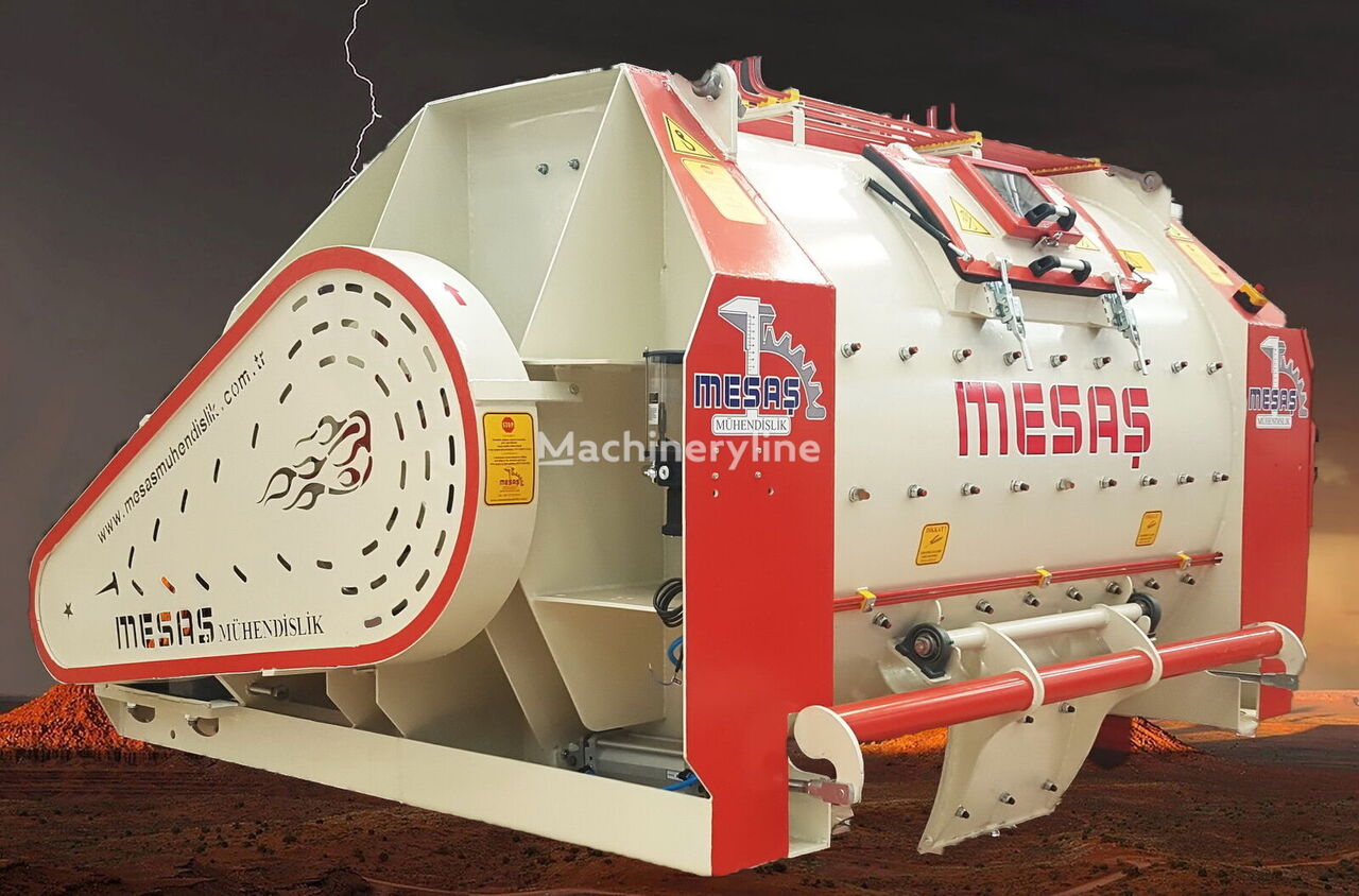 new Mesas Concrete Plant 2 m3 Single shaft Mixer