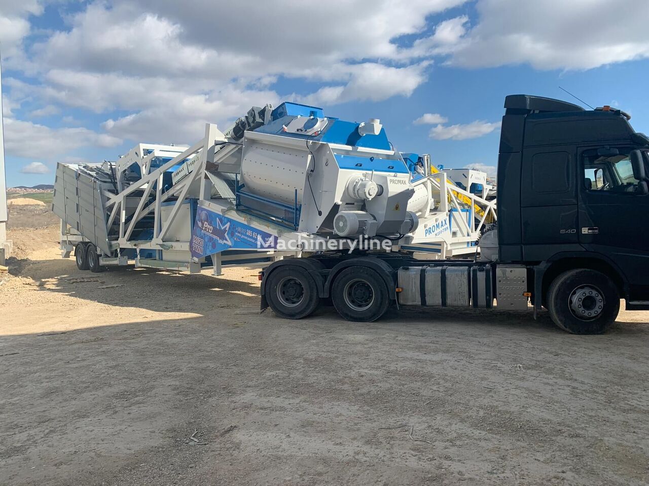 new PROMAX Centrale à béton mobile M120-TWN (120m3 / h) concrete plant