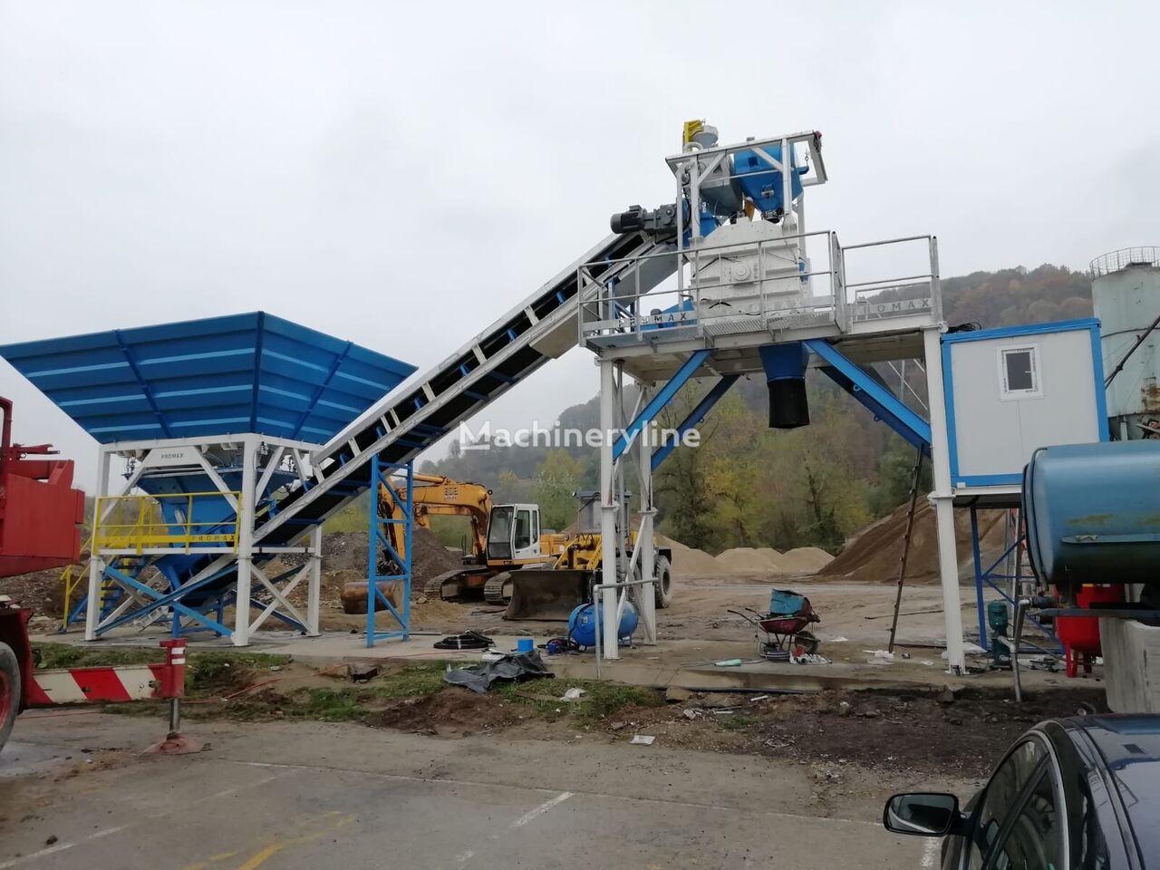 new Promax Compact Concrete Batching Plant PROMAX C60-SNG-PLUS (60m/h) concrete plant