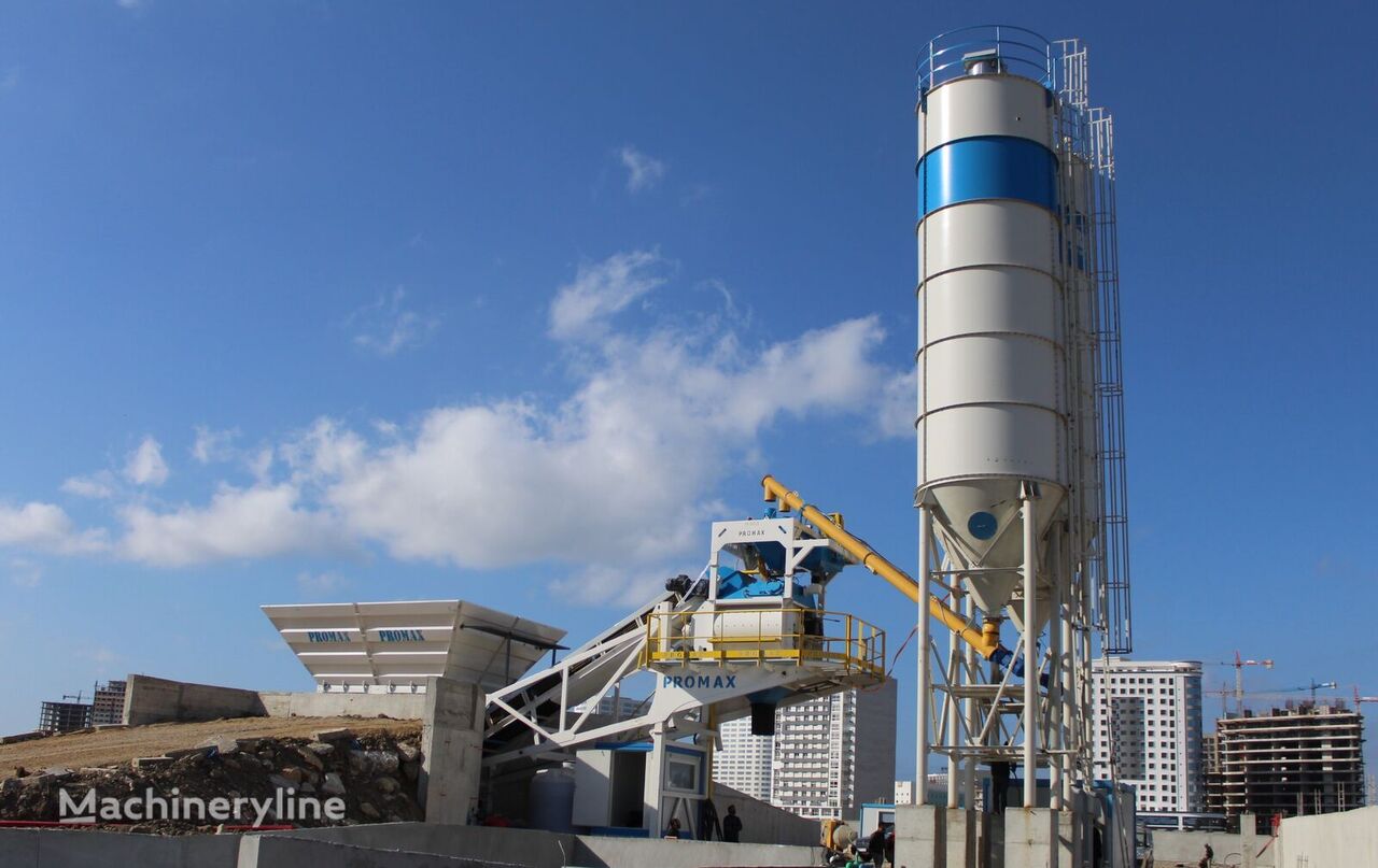 new Promax  Mobile Concrete Batching Plant M100-TWN (100m3/h) concrete plant