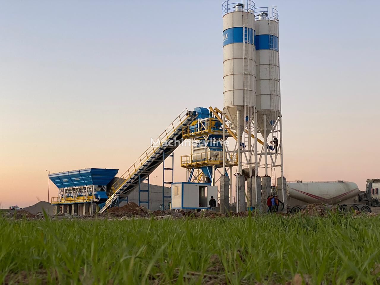 new Promax STATIONARY Concrete Batching Plant PROMAX S130-TWN (130m3/h) concrete plant