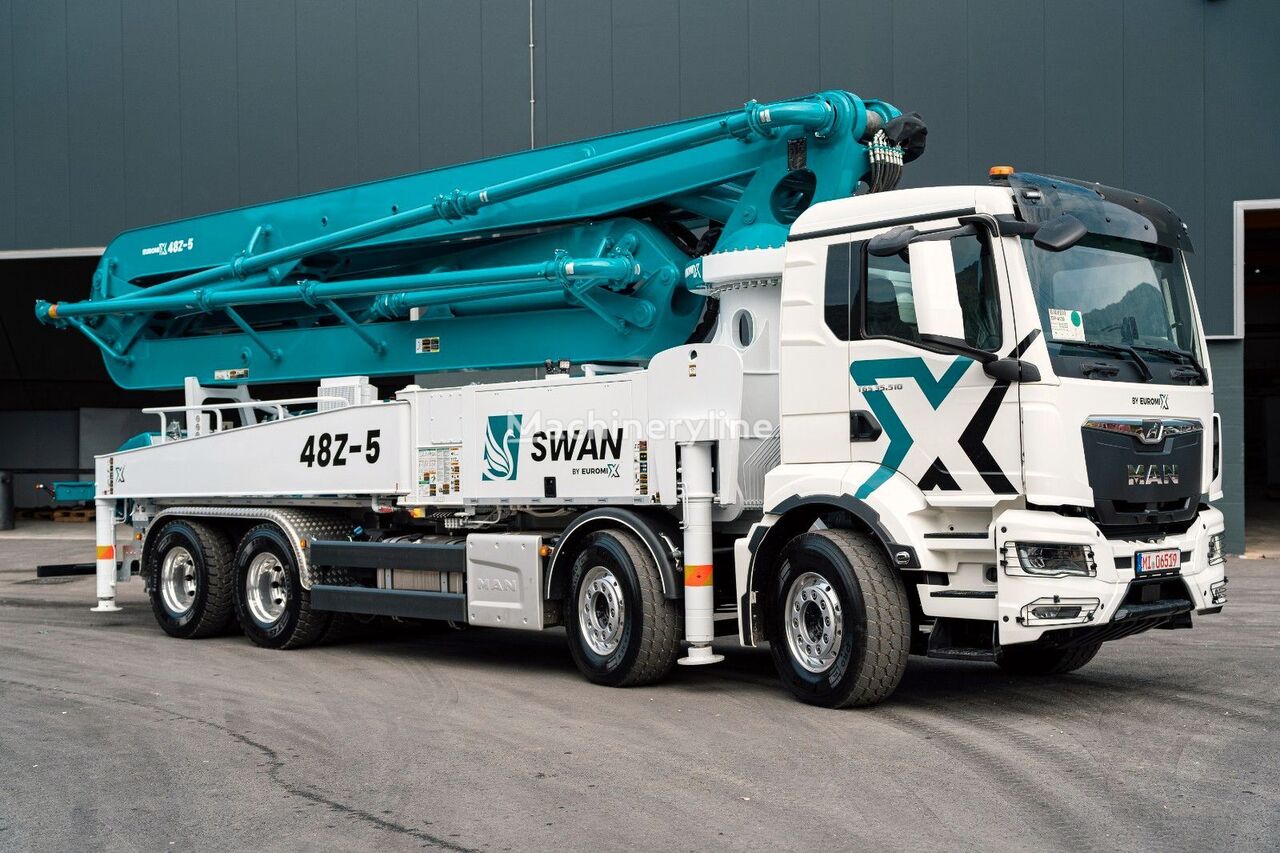 new SWAN RZ- S47.5/125-XB   on chassis MAN TGS 35.510 concrete pump