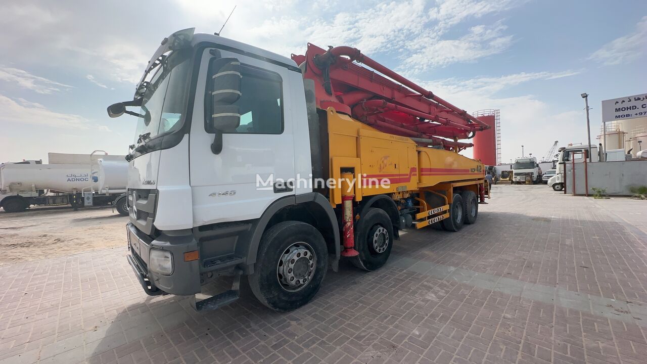 KCP KCP 42  on chassis Mercedes-Benz Actros 4140 concrete pump