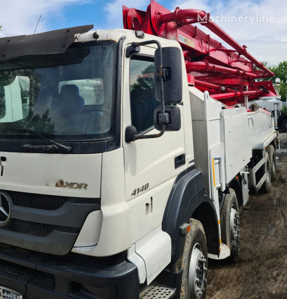 KCP  on chassis Mercedes-Benz Axor 4140 concrete pump