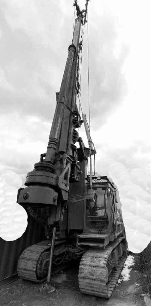 Delmag RH12 drilling rig