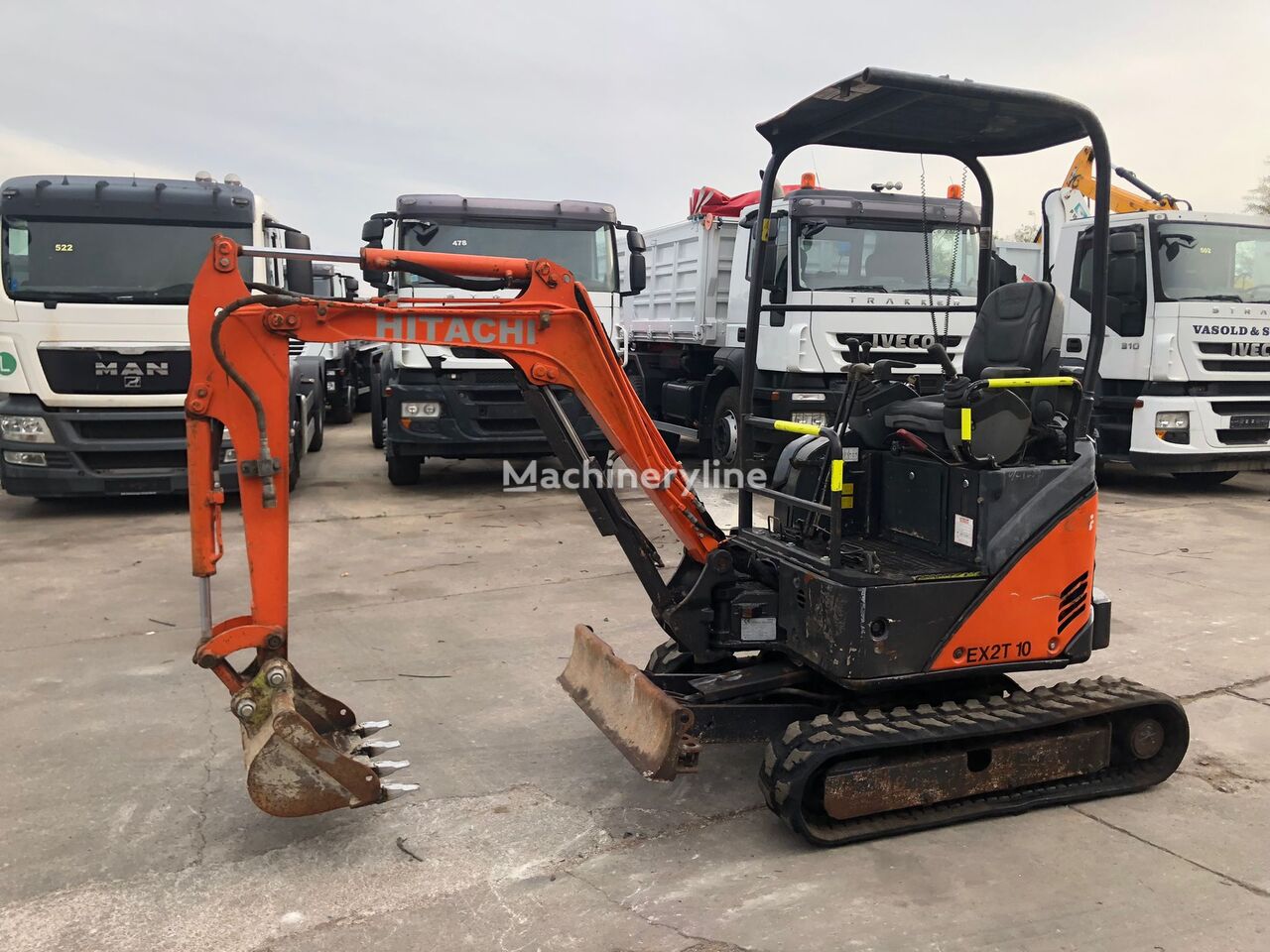 Hitachi ZX17U-2 Mini Excavator For Sale Italy San Cipriano Picentino ...