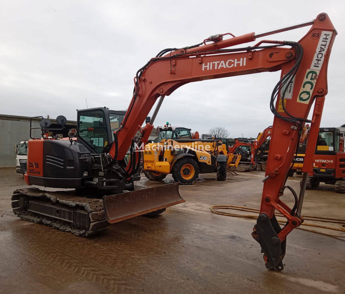 Hitachi ZX85USB-5A mini excavator for sale United Kingdom Middlesbrough ...