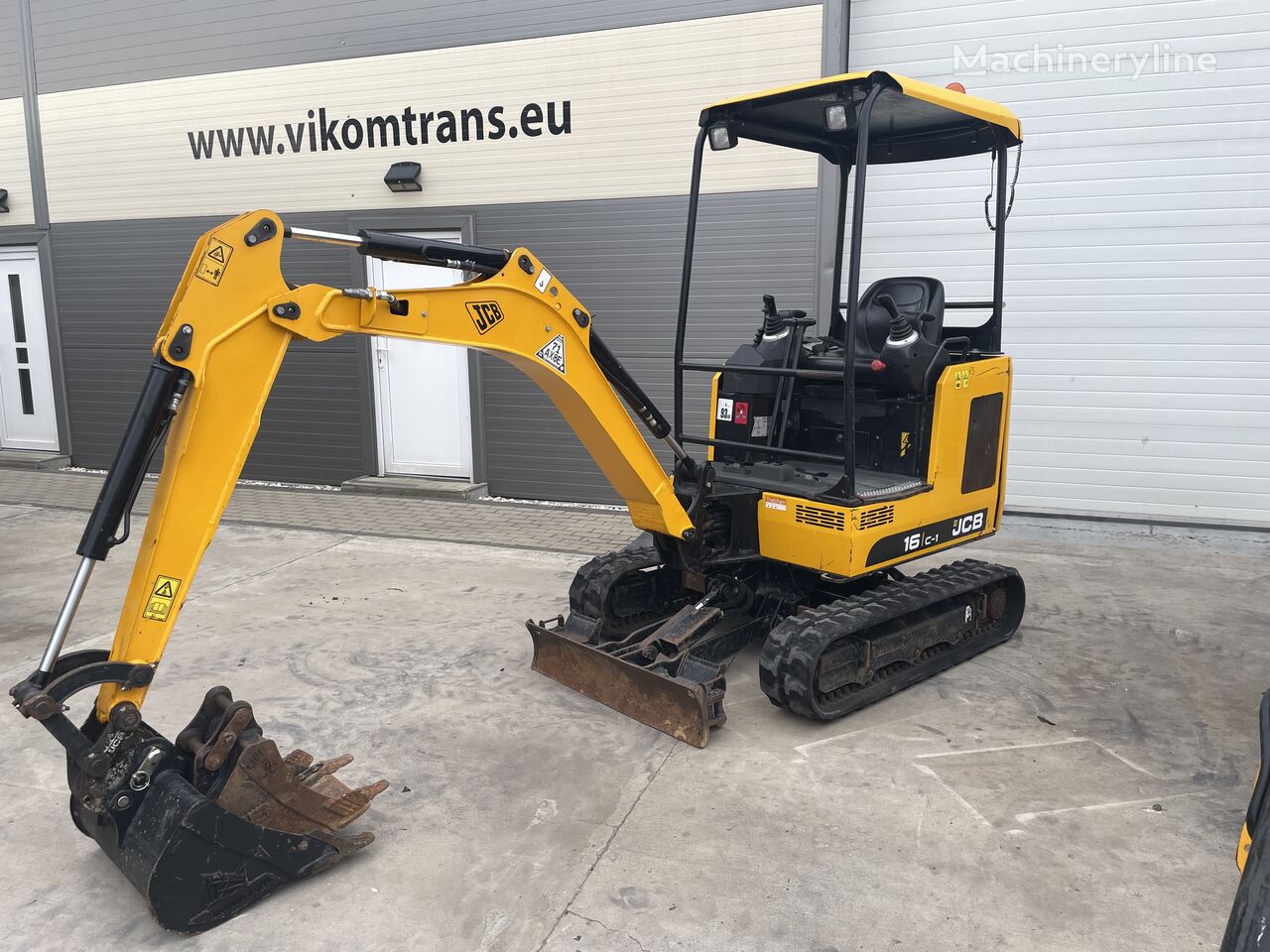 JCB 16C-1 mini excavator for sale Slovakia Marcelova, EG36814