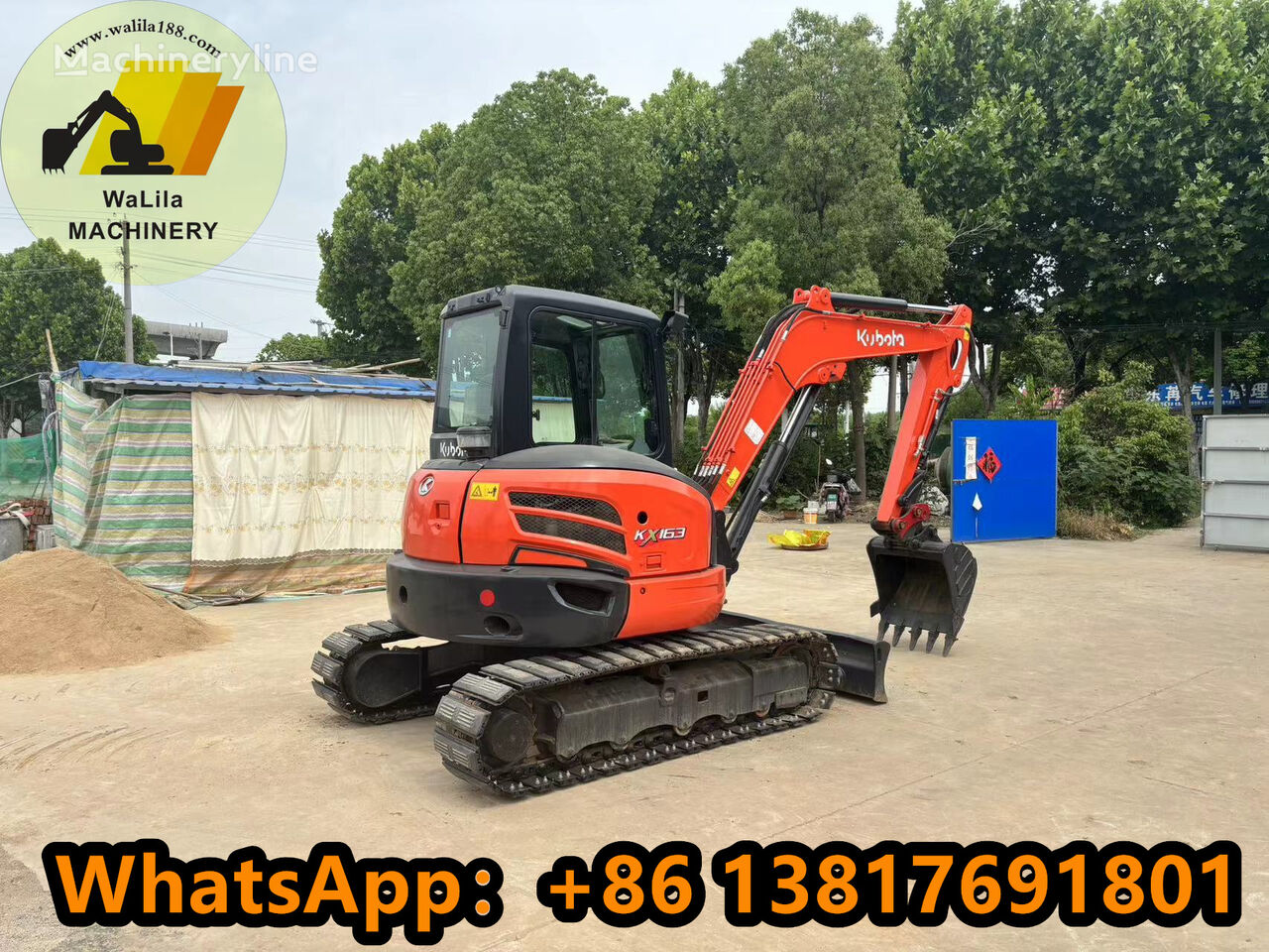 Kubota KX057-4 mini excavator for sale China, AL39684