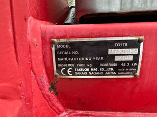 Takeuchi TB175 mini excavator for sale image 11 Takeuchi TB175 mini excavator image 11