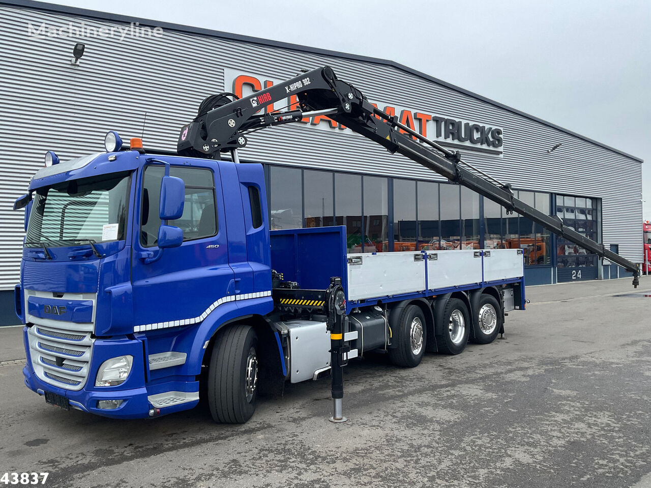 DAF FAQ CF 450 Euro 6 Hiab 30 Tonmeter laadkraan mobile crane for sale ...