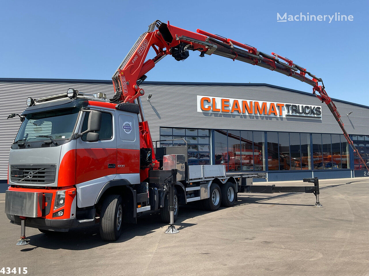 Used Volvo FMX 500 FASSI Ladekran F545 JIB & Winde Sofort for sale