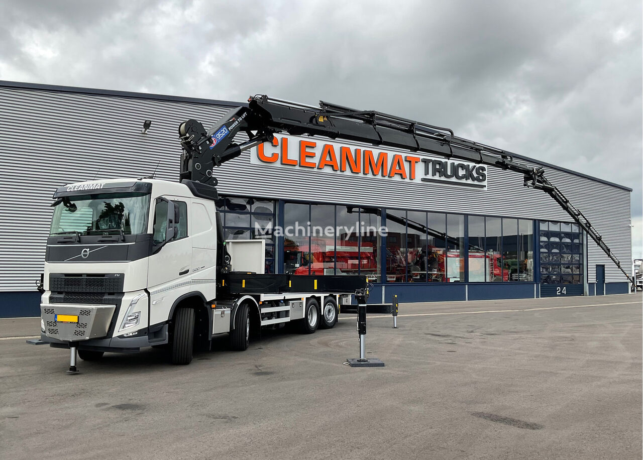 Volvo FMX 500 8x4 Euro 6 Hiab 24 Tonmeter laadkraan - Stock