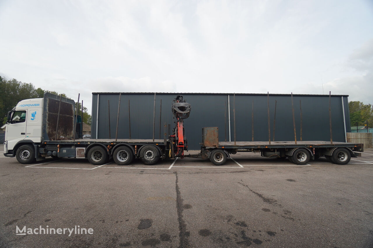 Volvo FMX 500 Sleeper Hookloader With Plant Trailer