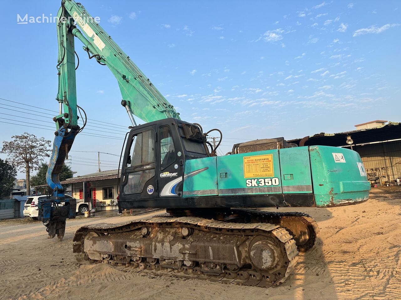 Kobelco SK350 pile driver for sale China, KX38326