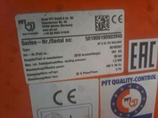 PFT ZP3 XL FU 400 plastering machine for sale image 20 PFT ZP3 XL FU 400 plastering machine image 20