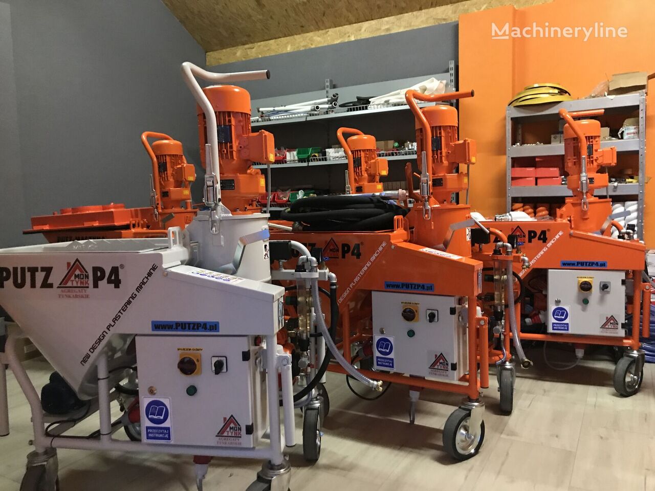 new PUTZ-P4 Agregat tynkarski ,Putzmaschine P4 ,vakológép ,strojova omietack plastering machine