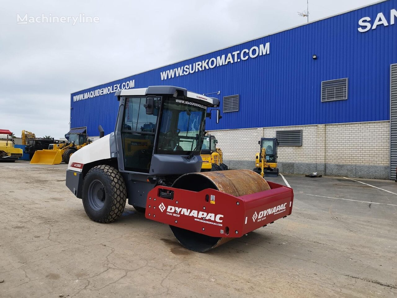 new Dynapac CA1500D single drum compactor