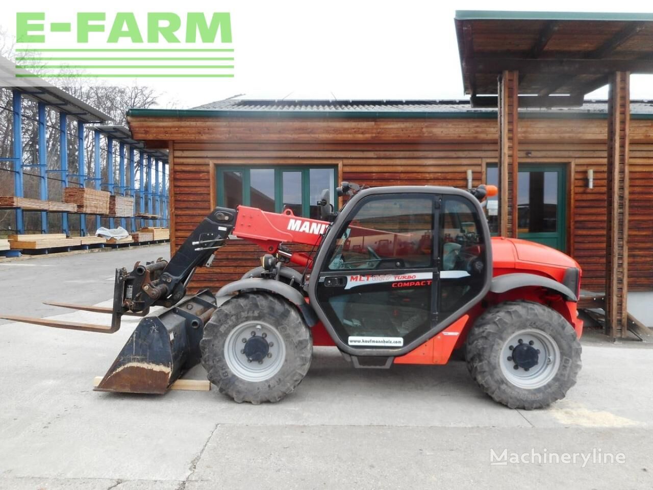 Manitou Mlt Turbo Compact Nur Hoch U Breit Telescopic Wheel Loader For Sale