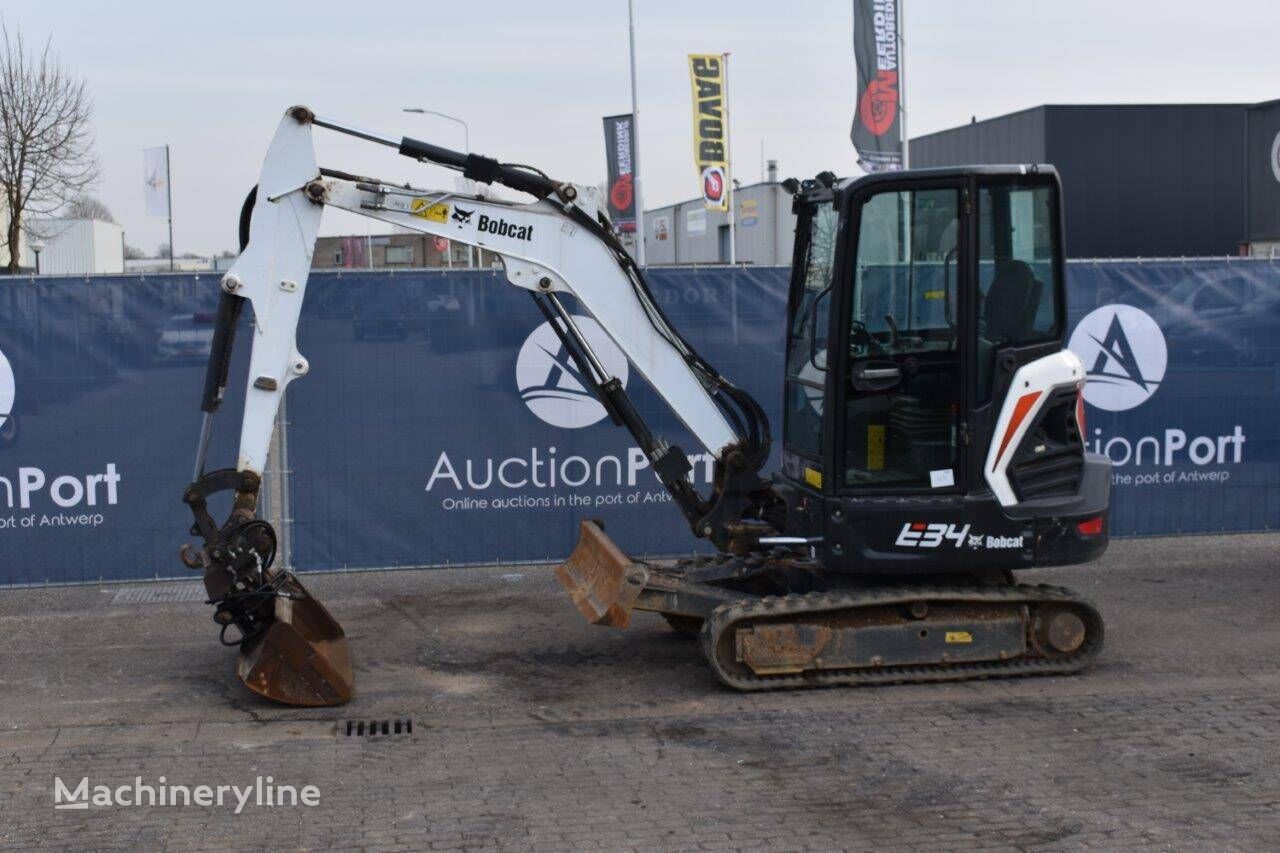 Buy Bobcat E34 tracked excavator by auction Belgium Antwerp, VZ38355