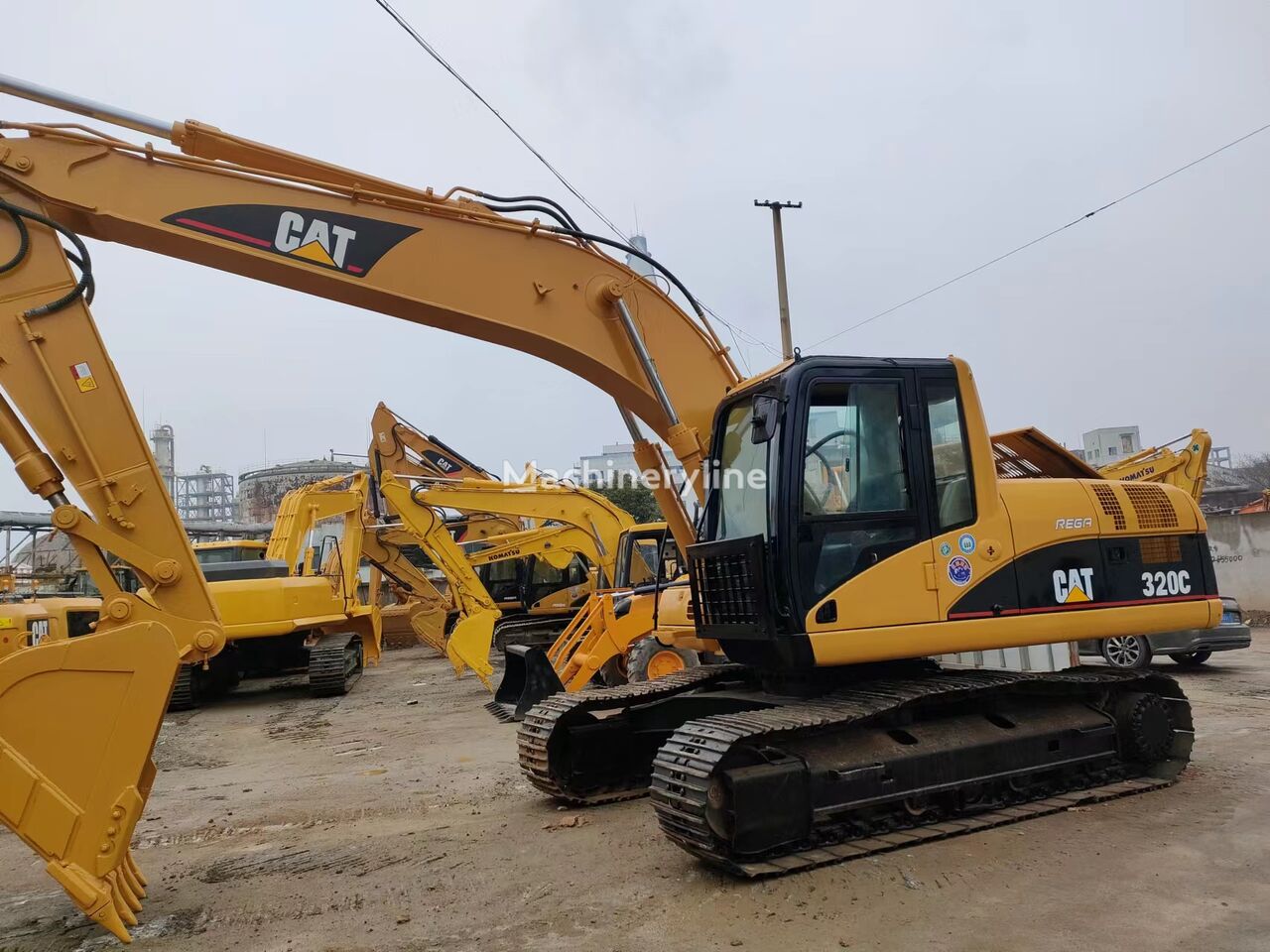 Caterpillar 320c Tracked Excavator For Sale China Shanghai Ky30228 4107