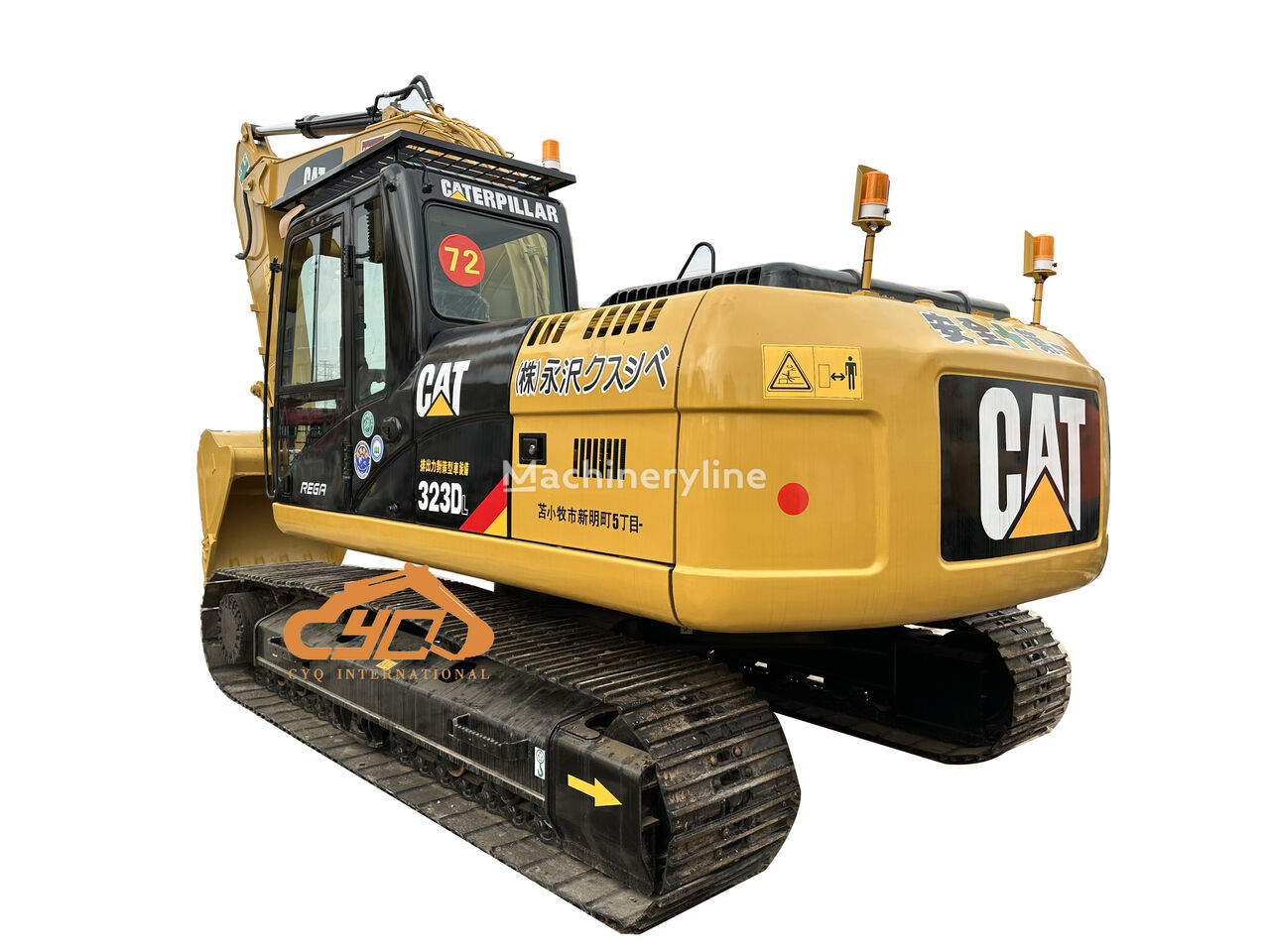 Caterpillar 323DL tracked excavator